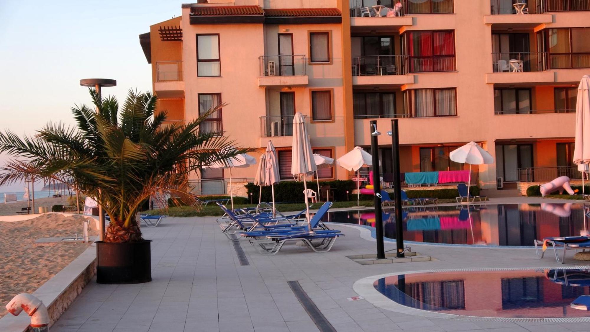 Seafront Apartment Im Obzor Beach Resort Buitenkant foto